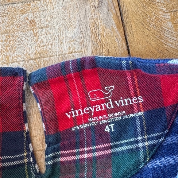 NWT Vineyard Vines Girls Striped Top 4t - Picture 2 of 6